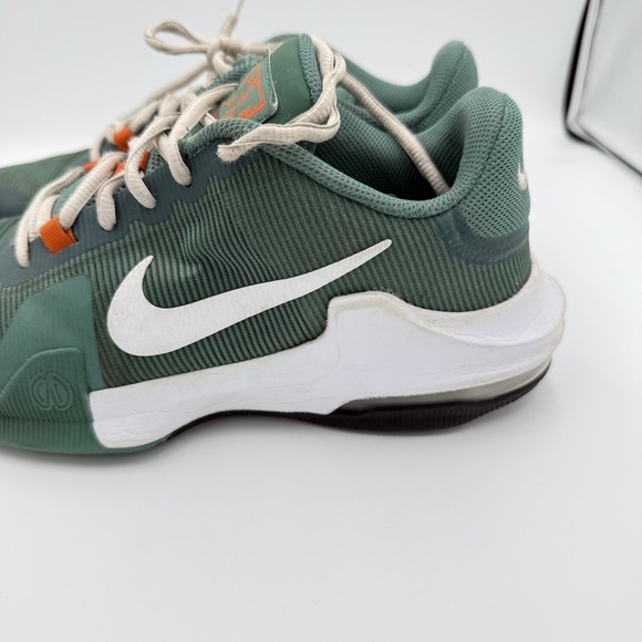 Nike Air Max Impact 4 Basketball Shoes Green White Orange Mens Size 8.5 - Picture 15 of 15